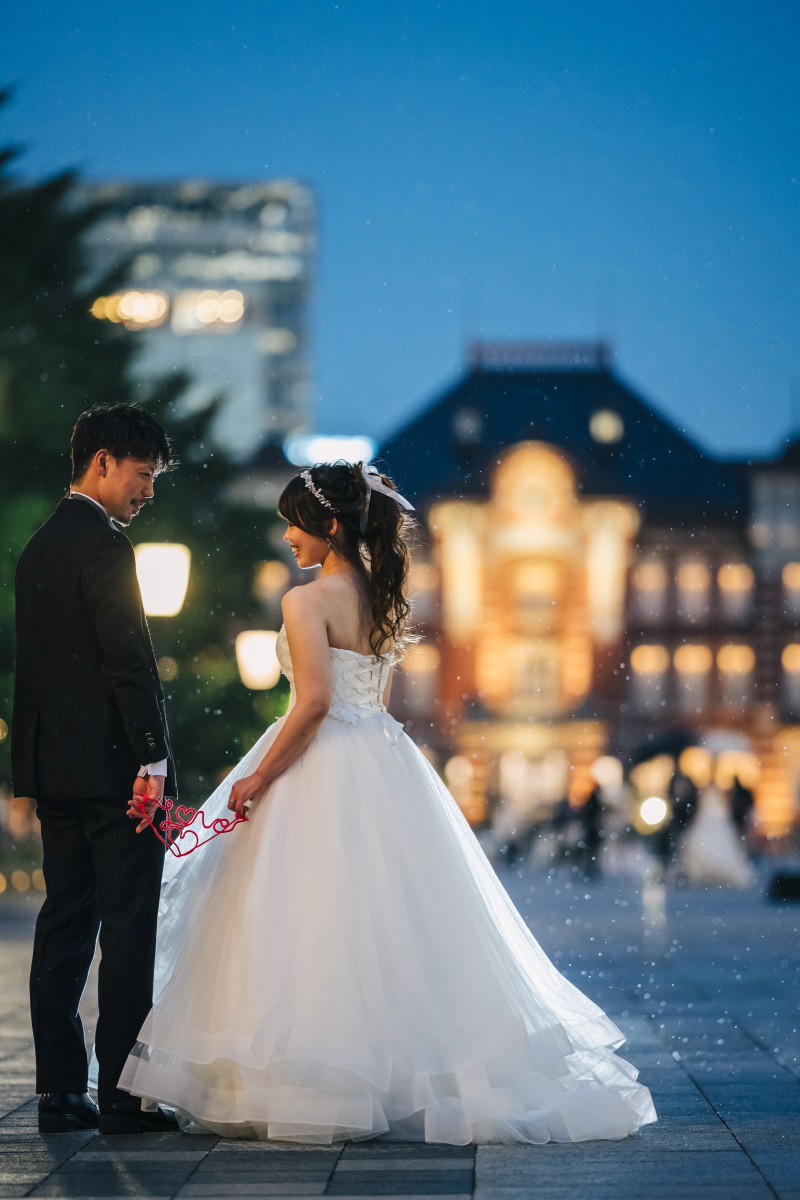 ふたたび東京駅の前で