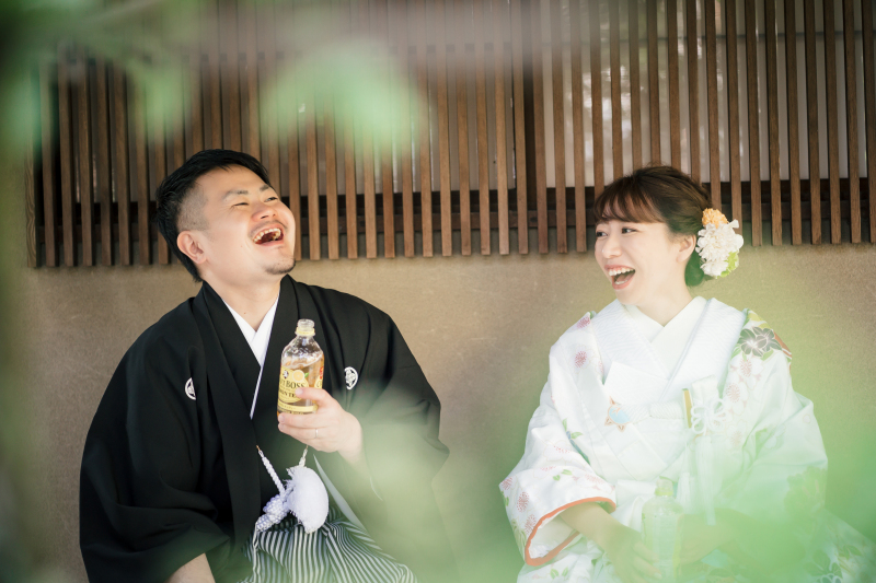 和装ラストはとびきりの笑顔で!