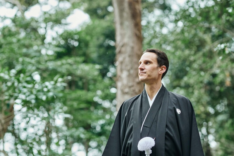 新郎様のソロショット