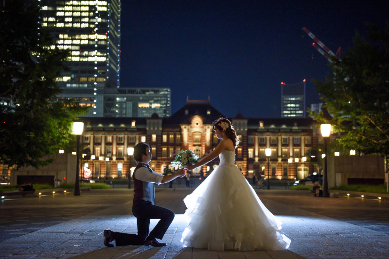最後はプロポーズショットで