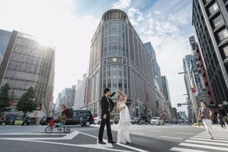 東京の歴史・文化を嗜む日本橋ロケ（洋装1着 ロケーション撮影）