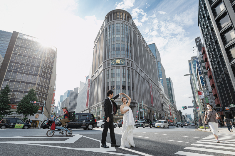 東京の歴史・文化を嗜む日本橋ロケ（洋装1着 ロケーション撮影）