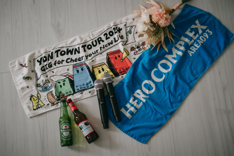 準備万端!思い出のアイテムと一緒に