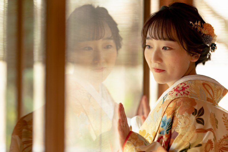 新婦様のソロショット