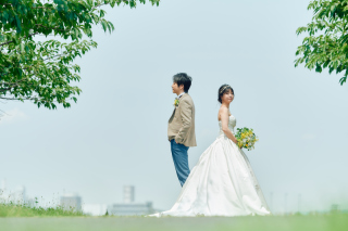 夏の始まりを感じながら（洋装1着 ロケーション撮影）