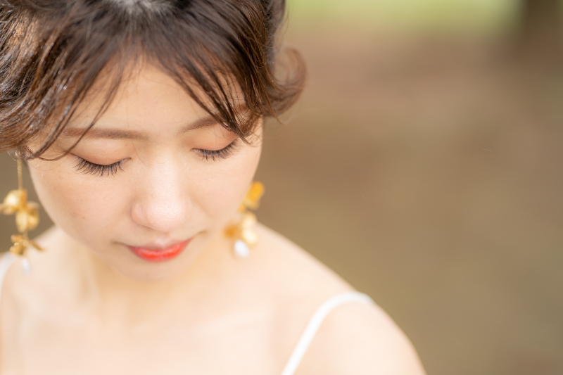 新婦様のソロショット