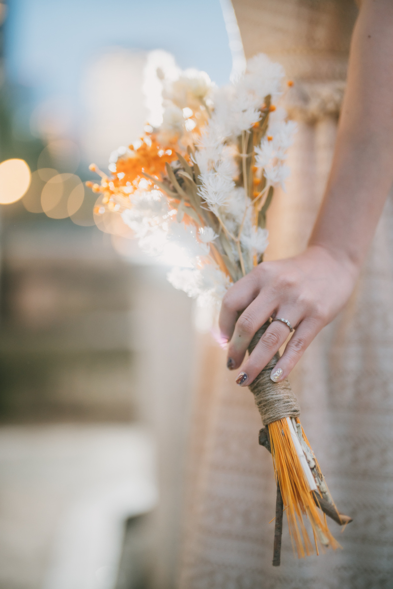 ブーケとともに