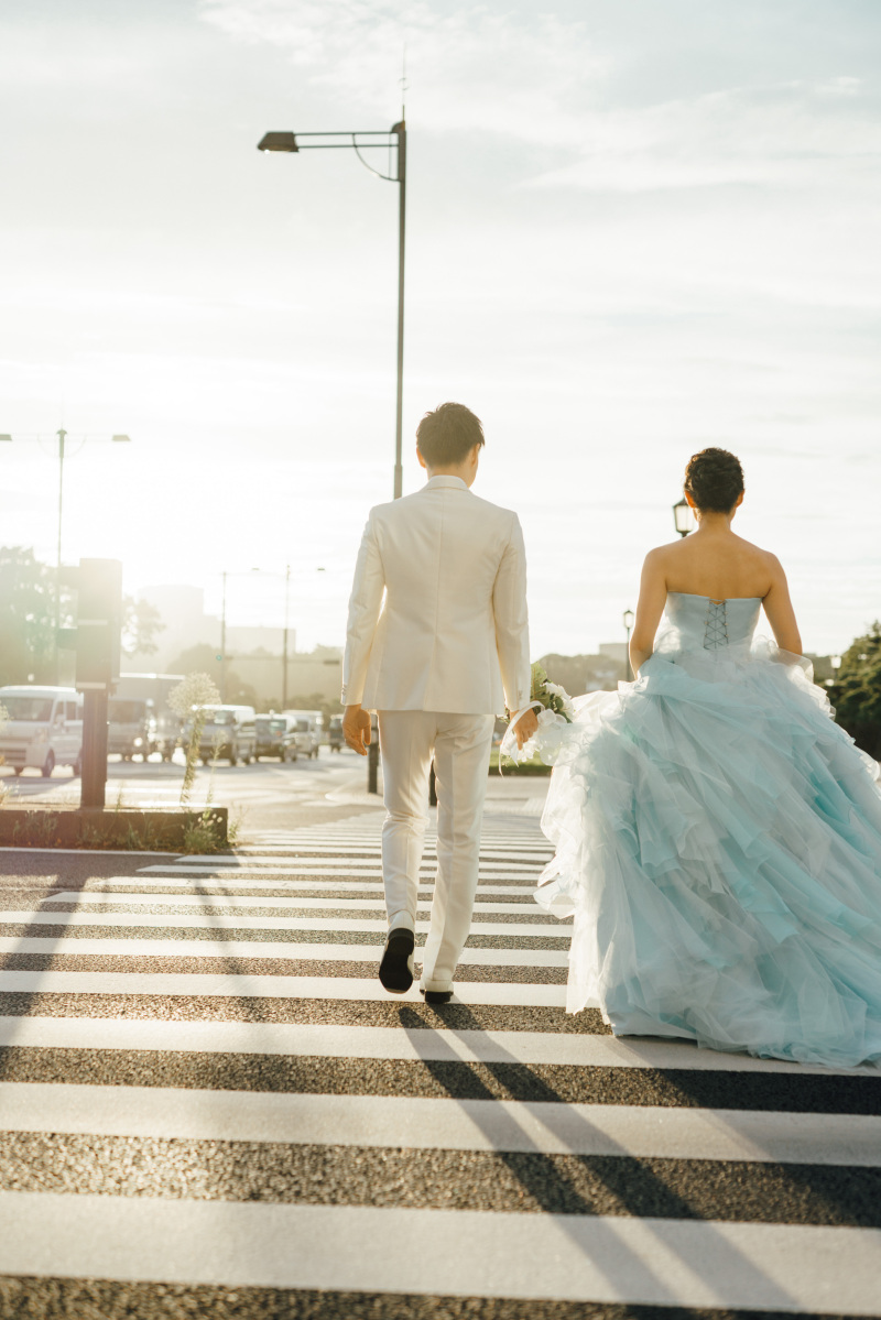 おしゃれな後ろ姿も