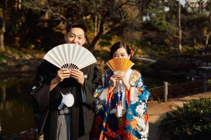 おふたりらしい笑顔で