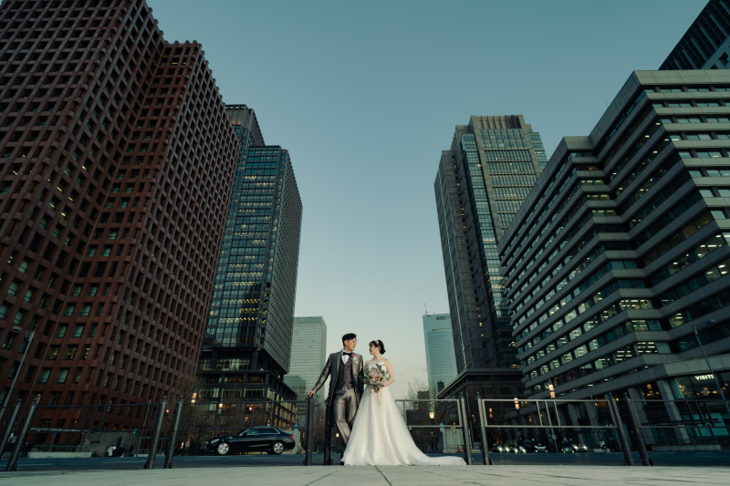 都会の真ん中で