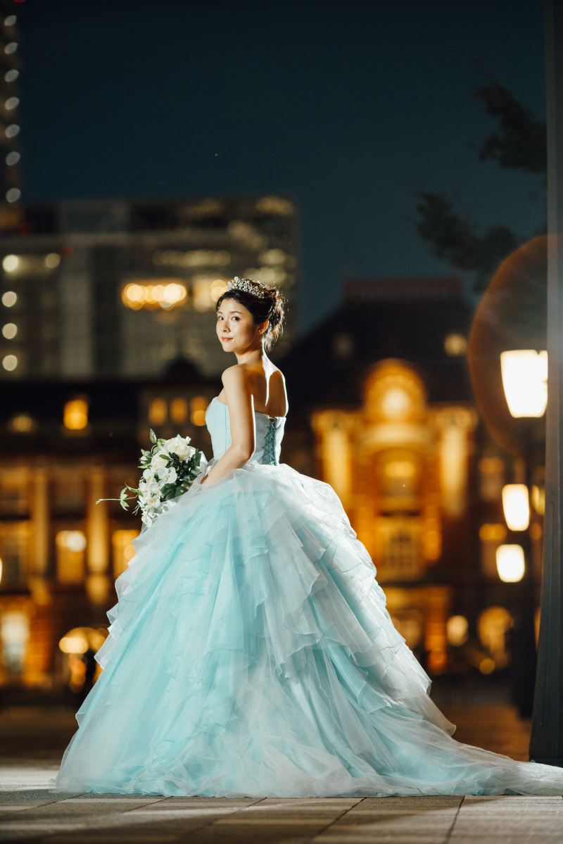 美しいバックショットも