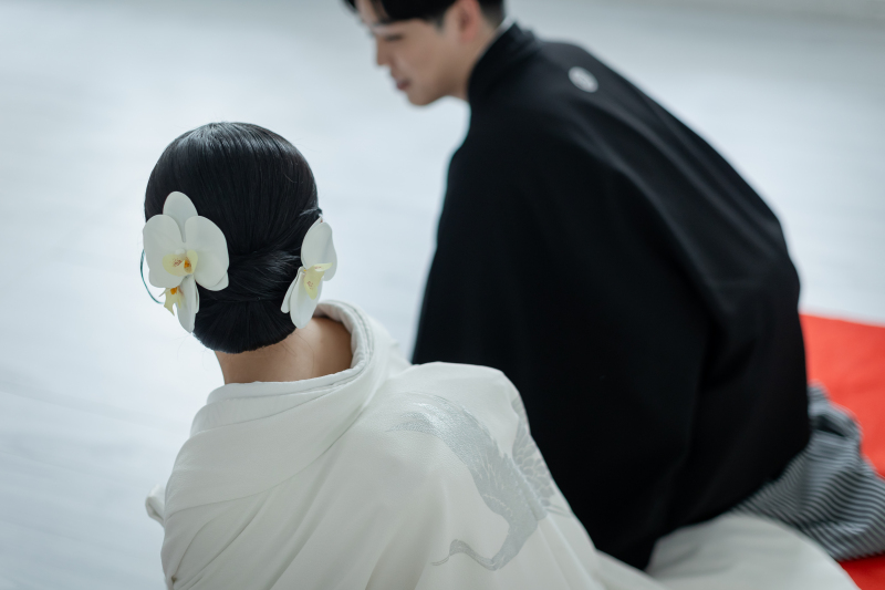 後ろ姿に宿る、和の美