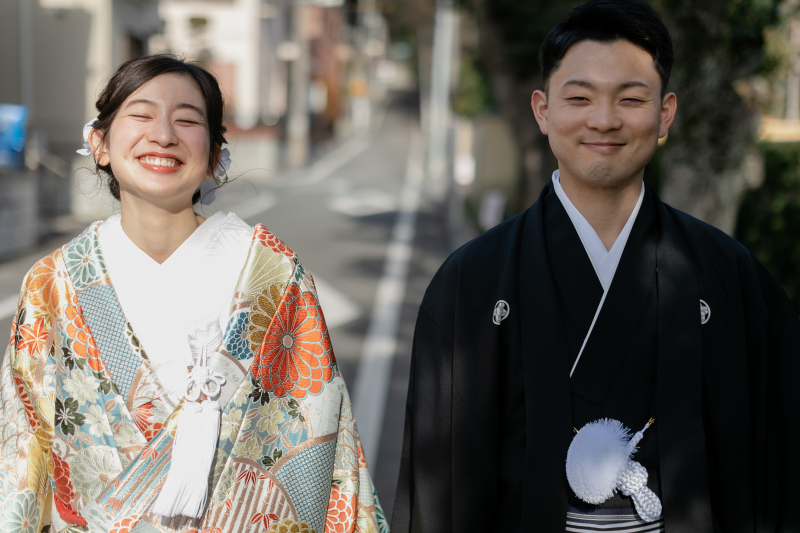 今回は和装ロケーション撮影
