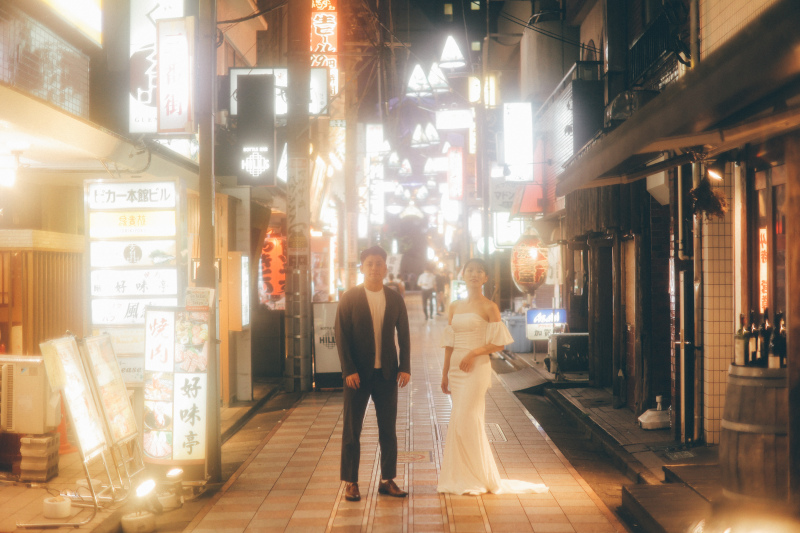 ふたりらしく自由に楽しむ街ロケ前撮り