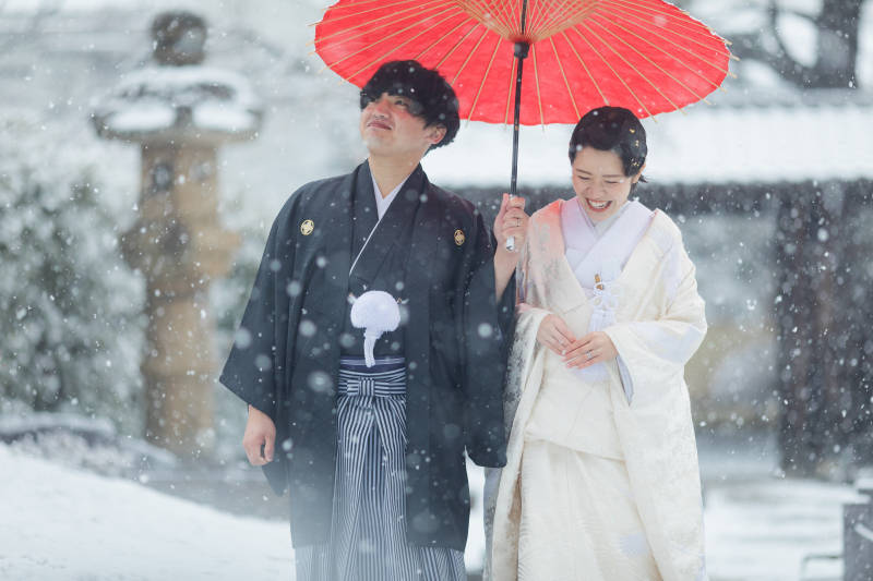 ふたりらしい笑顔で