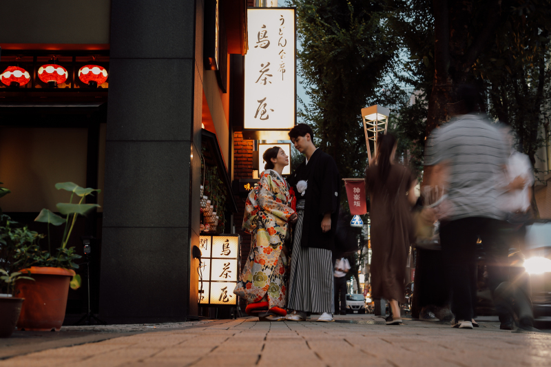 最後はナイトフォトで