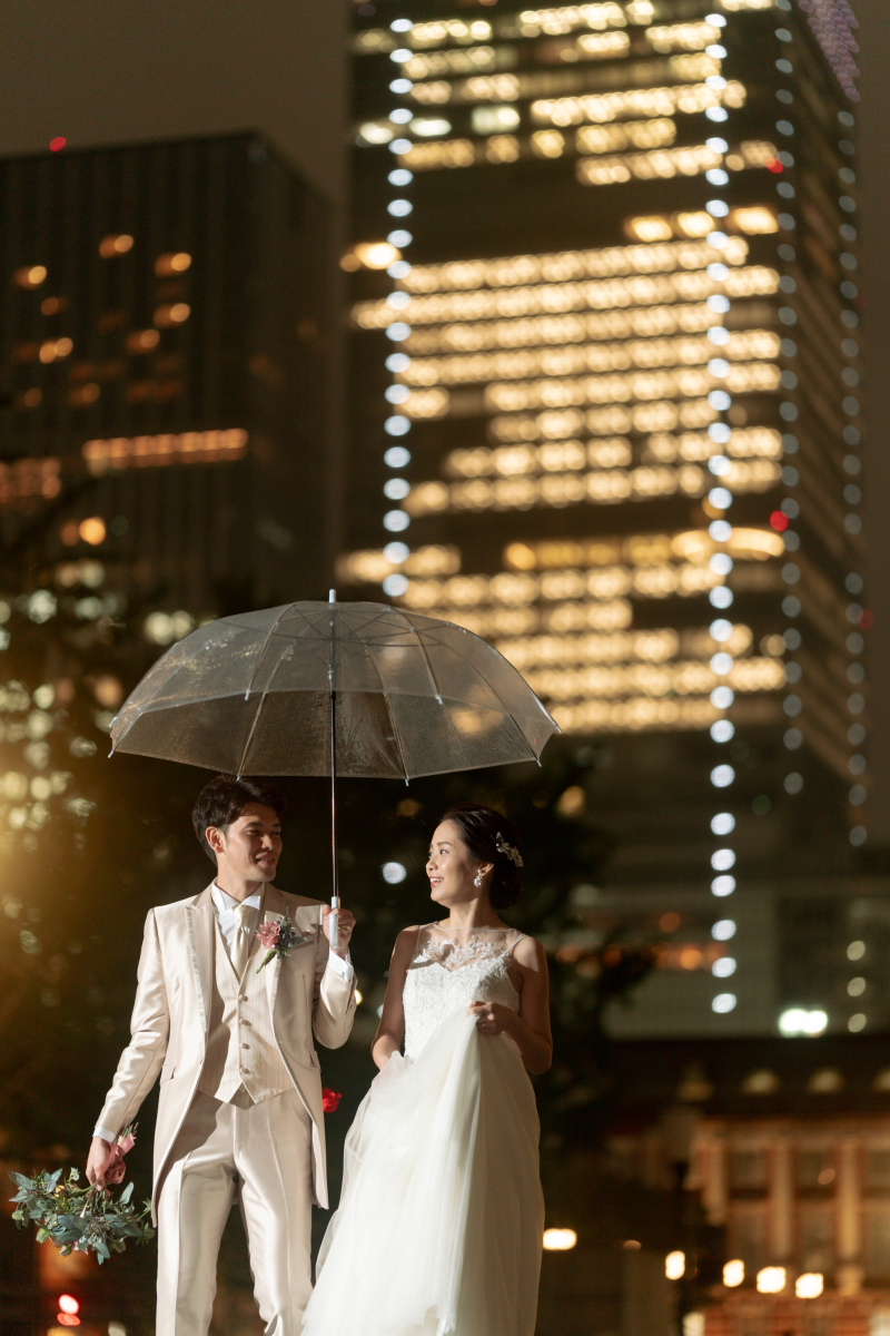 煌めく夜景の中で