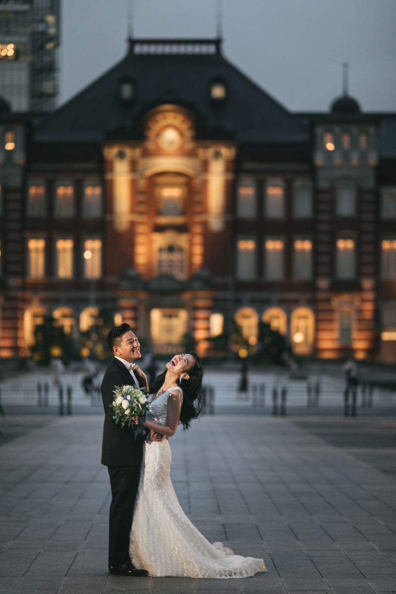 ロマンチックな東京駅で