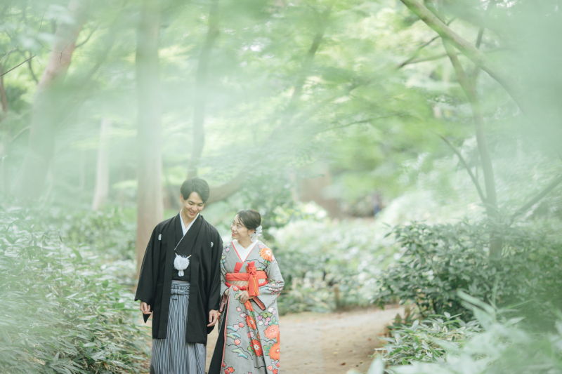 庭園をお散歩しながら