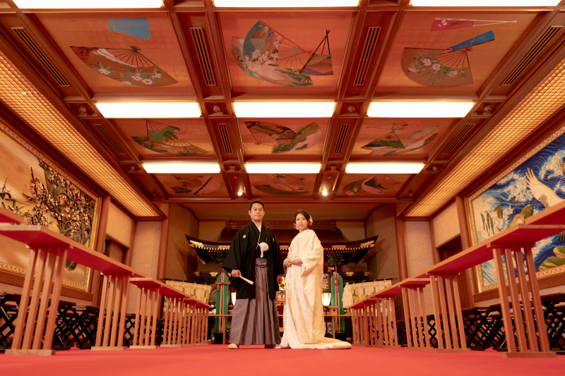 いよいよ挙式会場へ