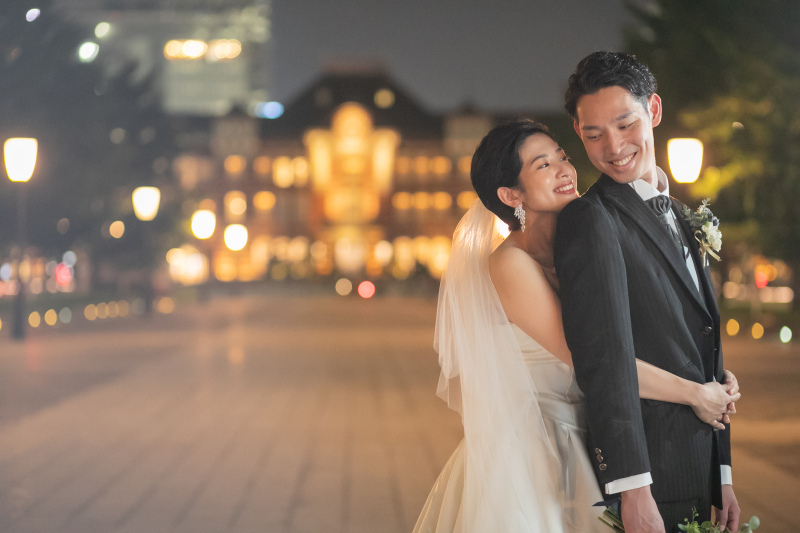 夜の東京駅ロケーション