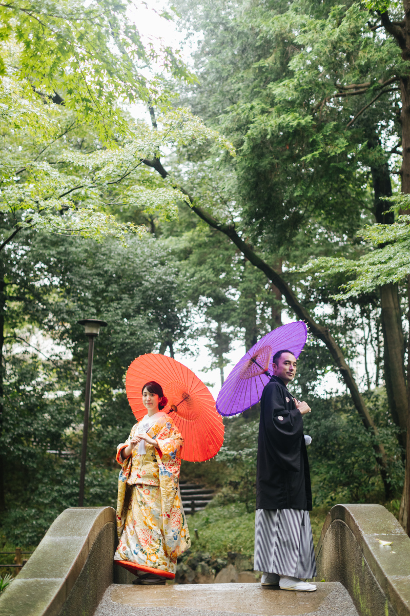 雨の中でも美しく