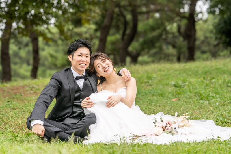 自然あふれる公園で