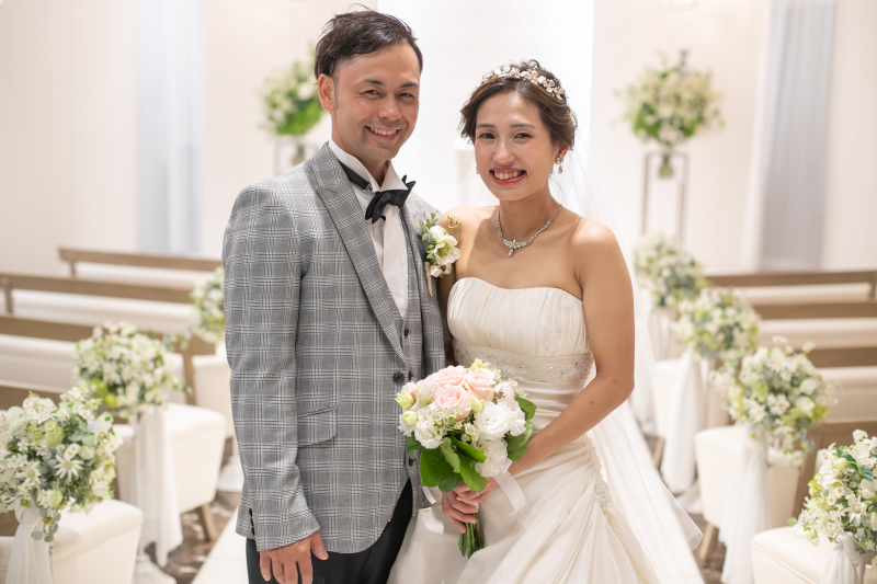 最後はおふたりのスマイルショットで