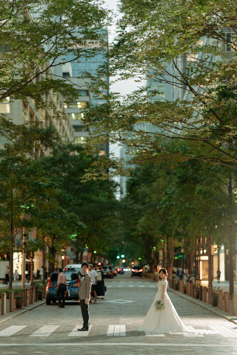 おしゃれな街並みとともに