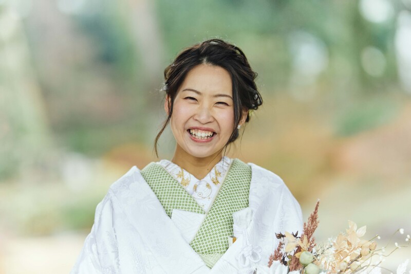 新婦様のソロショット