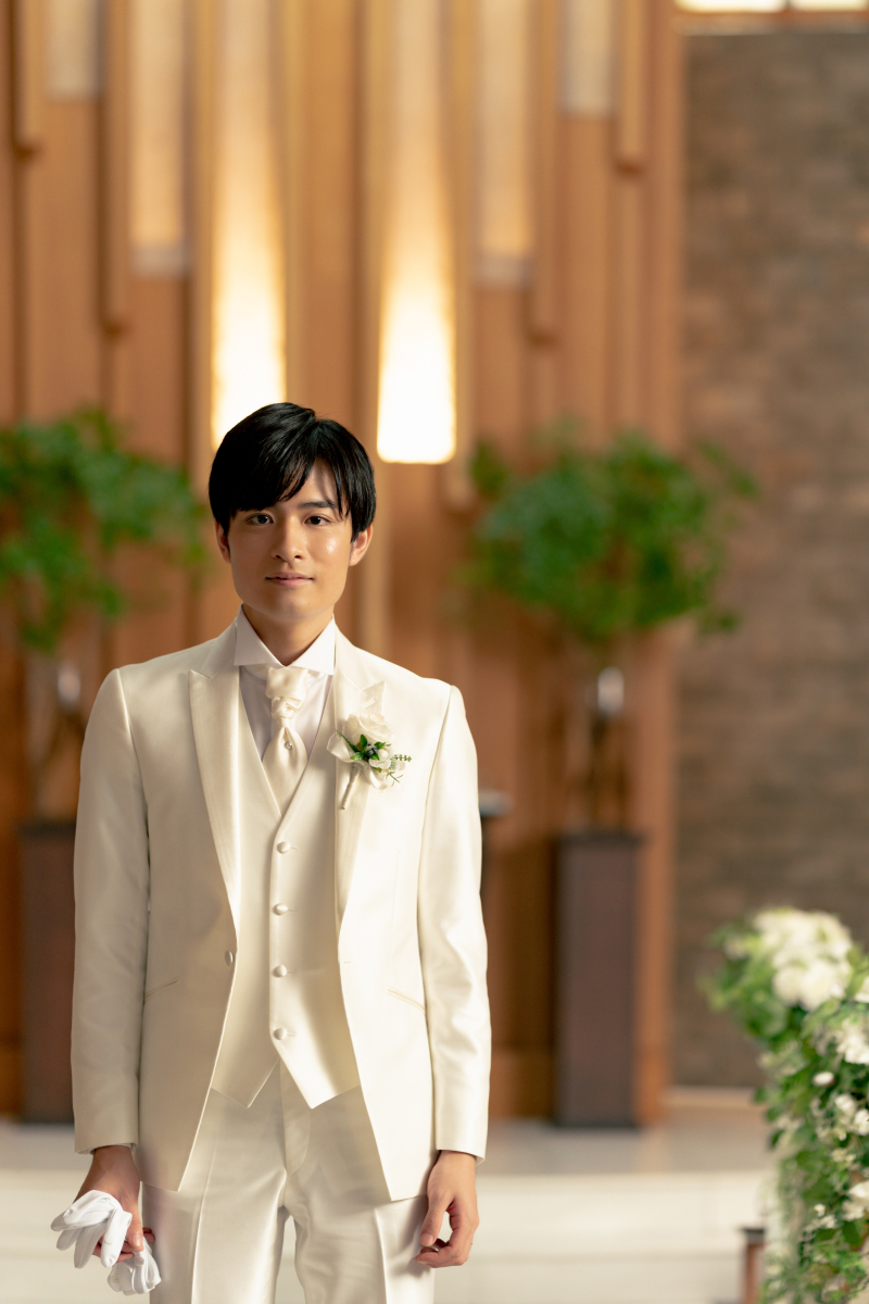 新郎様のソロショット