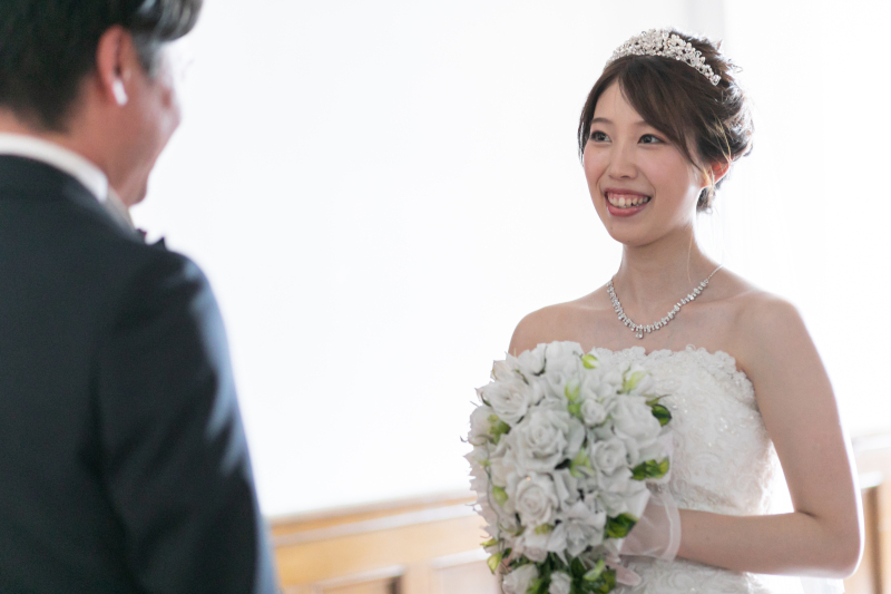 新婦様の素敵な表情も