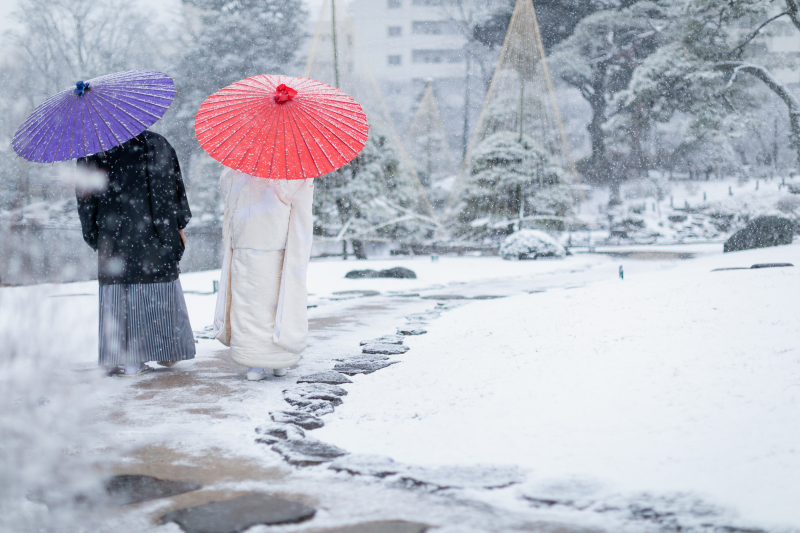 続いてはお庭で