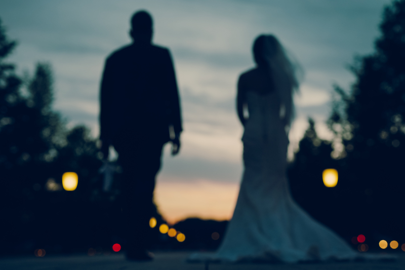 すっかり夕暮れ