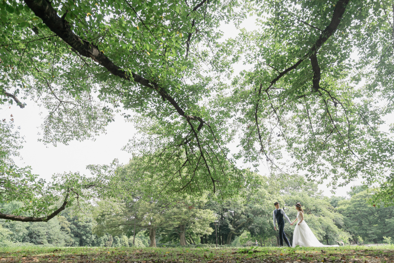 自然に囲まれて