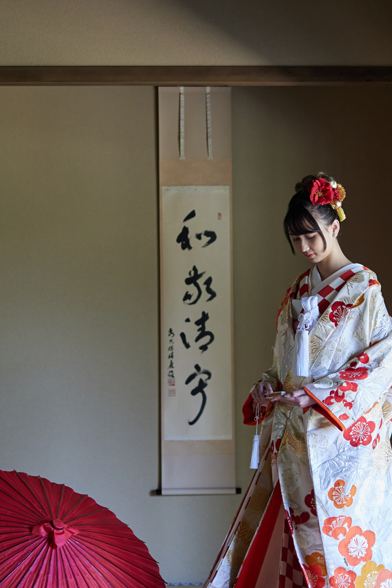 色打掛でソロショット