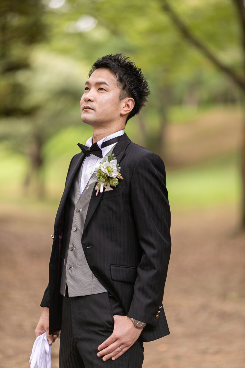 新郎様のソロショット