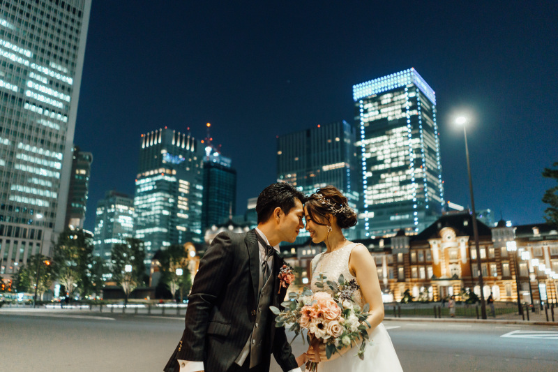 ラストは夜景をバックに