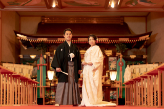 和装で楽しむチャペルフォト