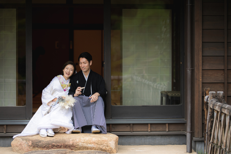 茶室でリラックス