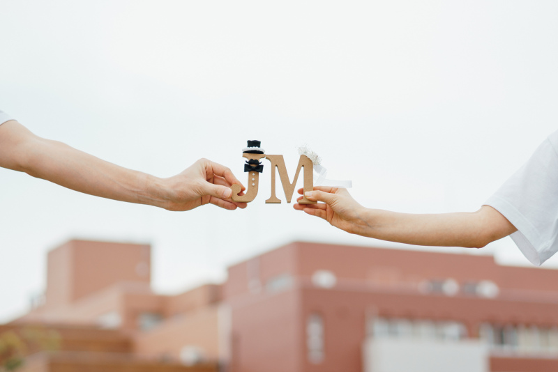 特別な場所でこんな写真も