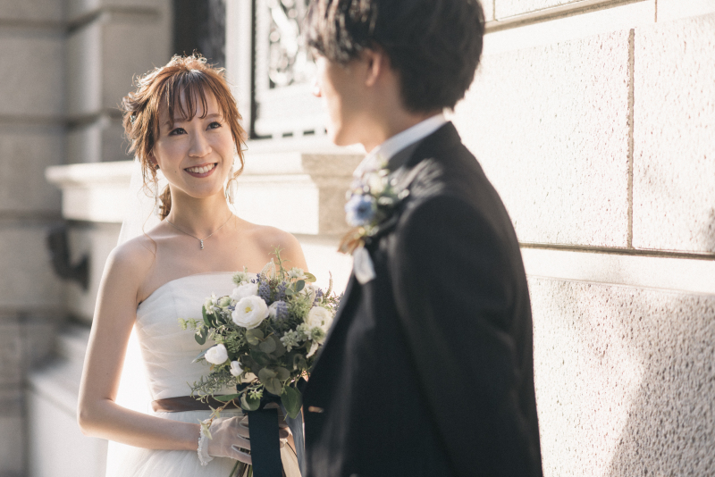 見つめ合いながら