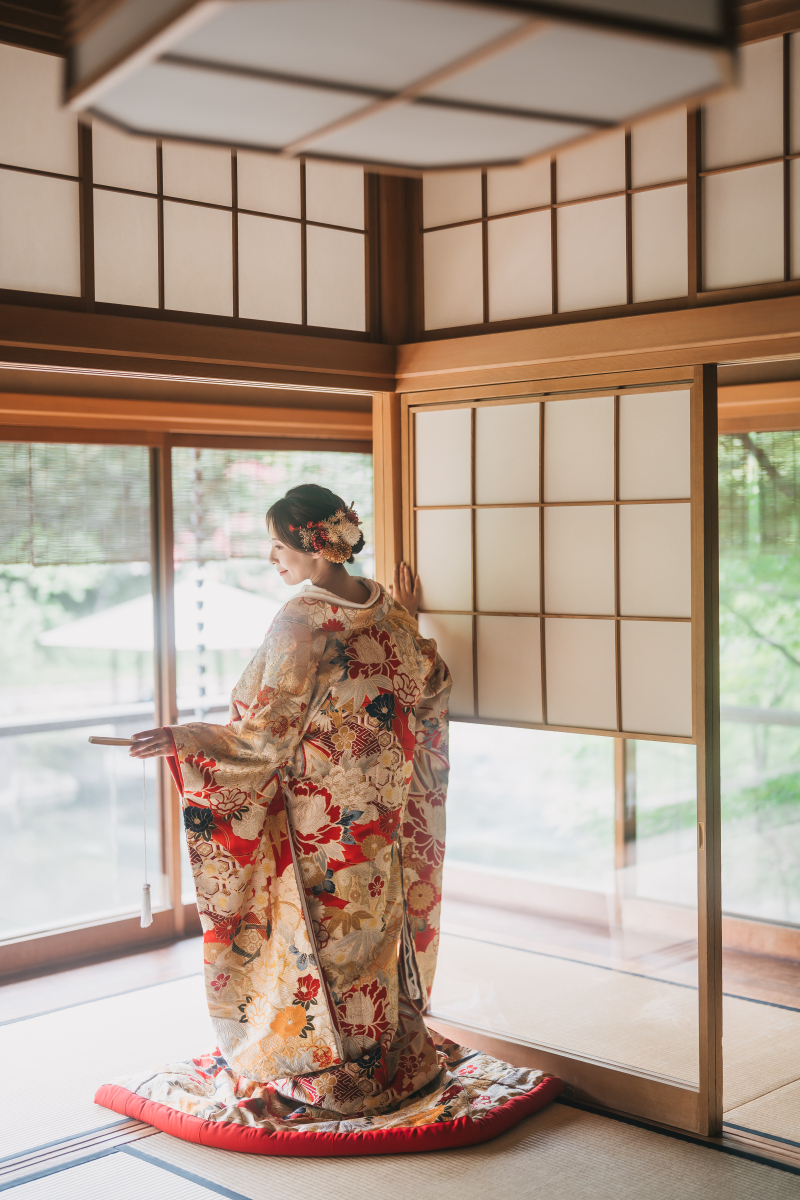 色打掛のソロショット