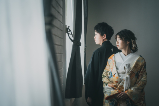 ふたりで楽しむスタジオ撮影