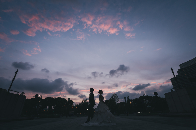 移ろう空の色を楽しんで