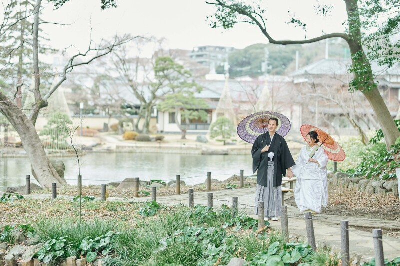 まずはお庭を散策