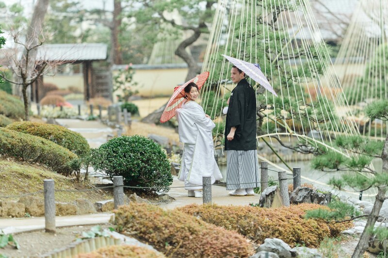 振り返りショットで