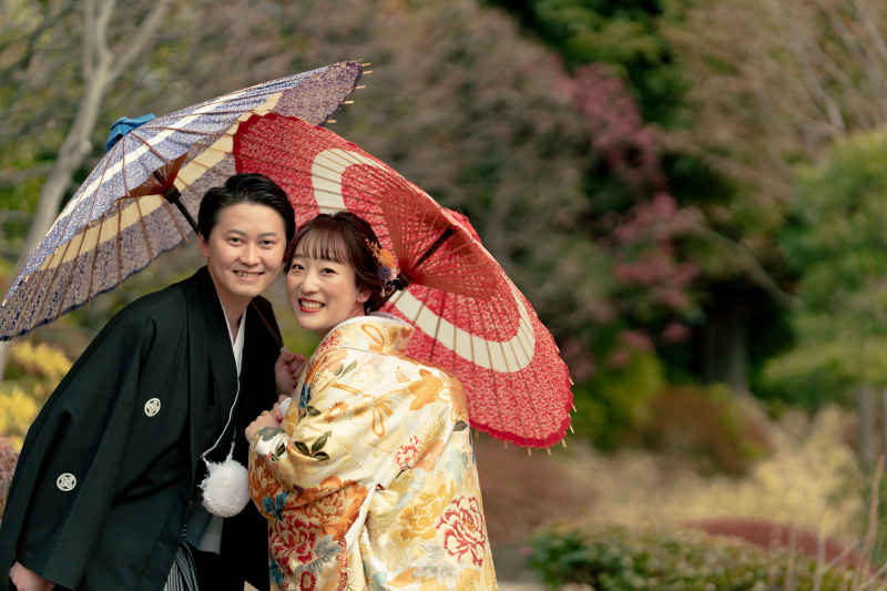 和庭園で思い出に残る撮影を
