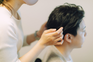 新郎ヘアメイク