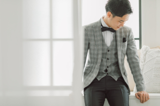 新郎タキシードシャツ（購入）